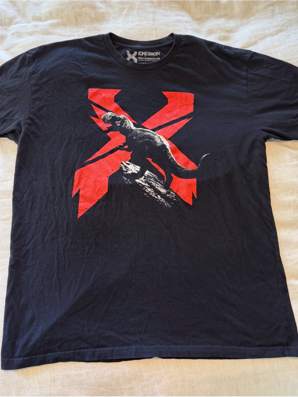 EXCISION Black Short-Sleeve Graphic Tee